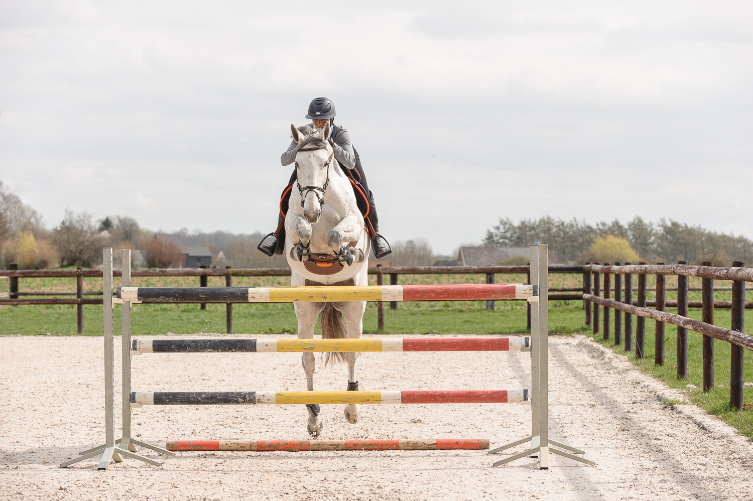 Cheval blanc obstacle