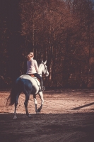 Jeune fille et son cheval